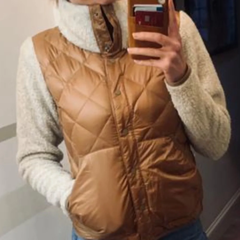 REI Brown and Cream Quilted Jacket - Picture 7 of 9
